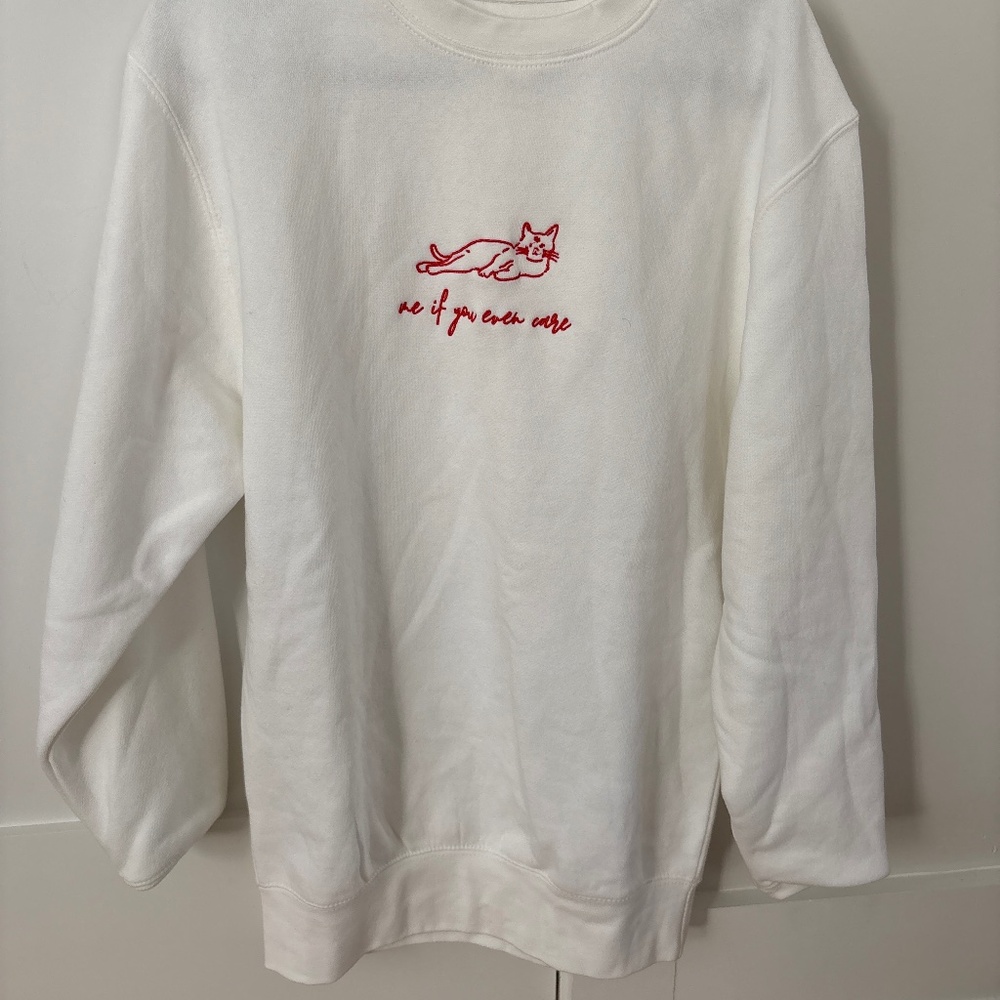 Mure + grand White Crewneck